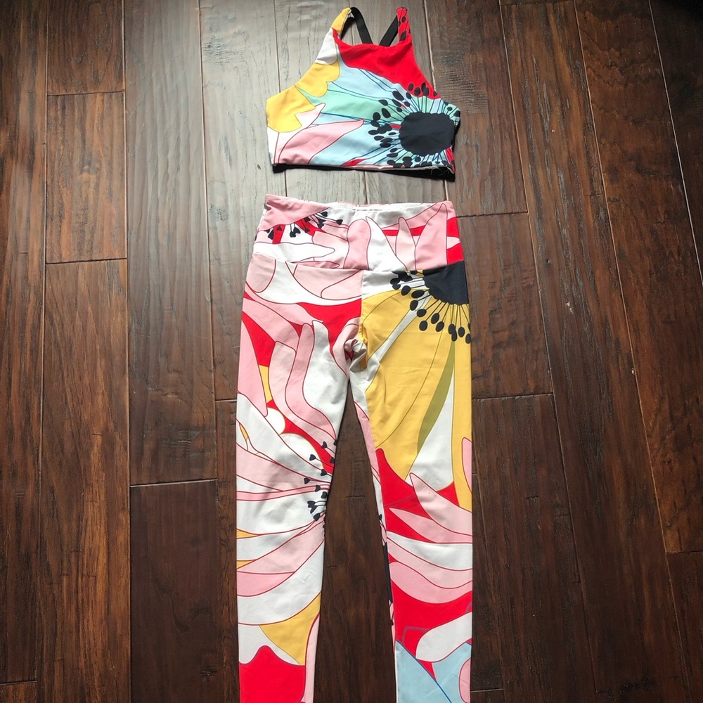 Colorful Legging and Top Set